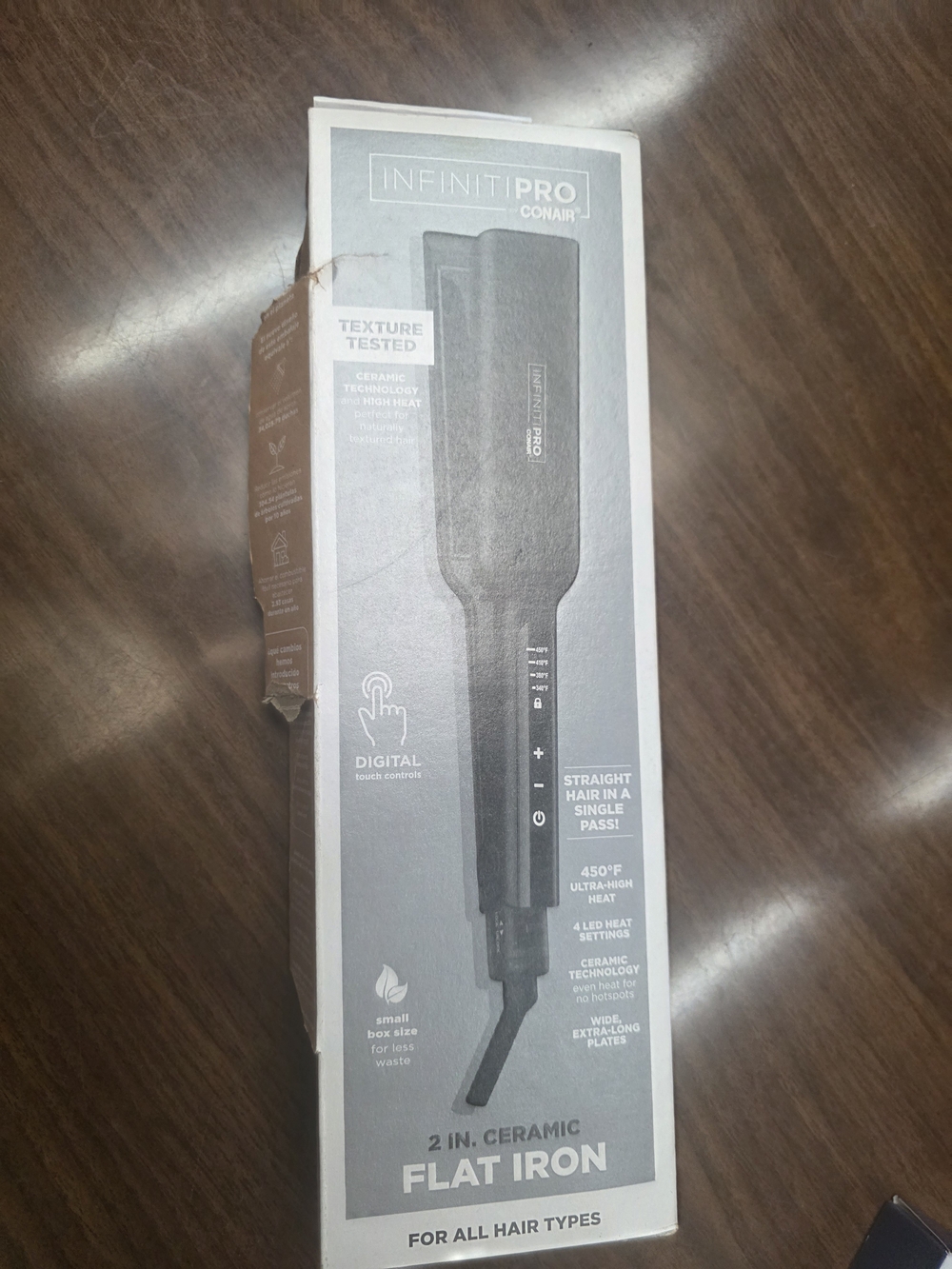 2-inch Ceramic Flat Iron - Black